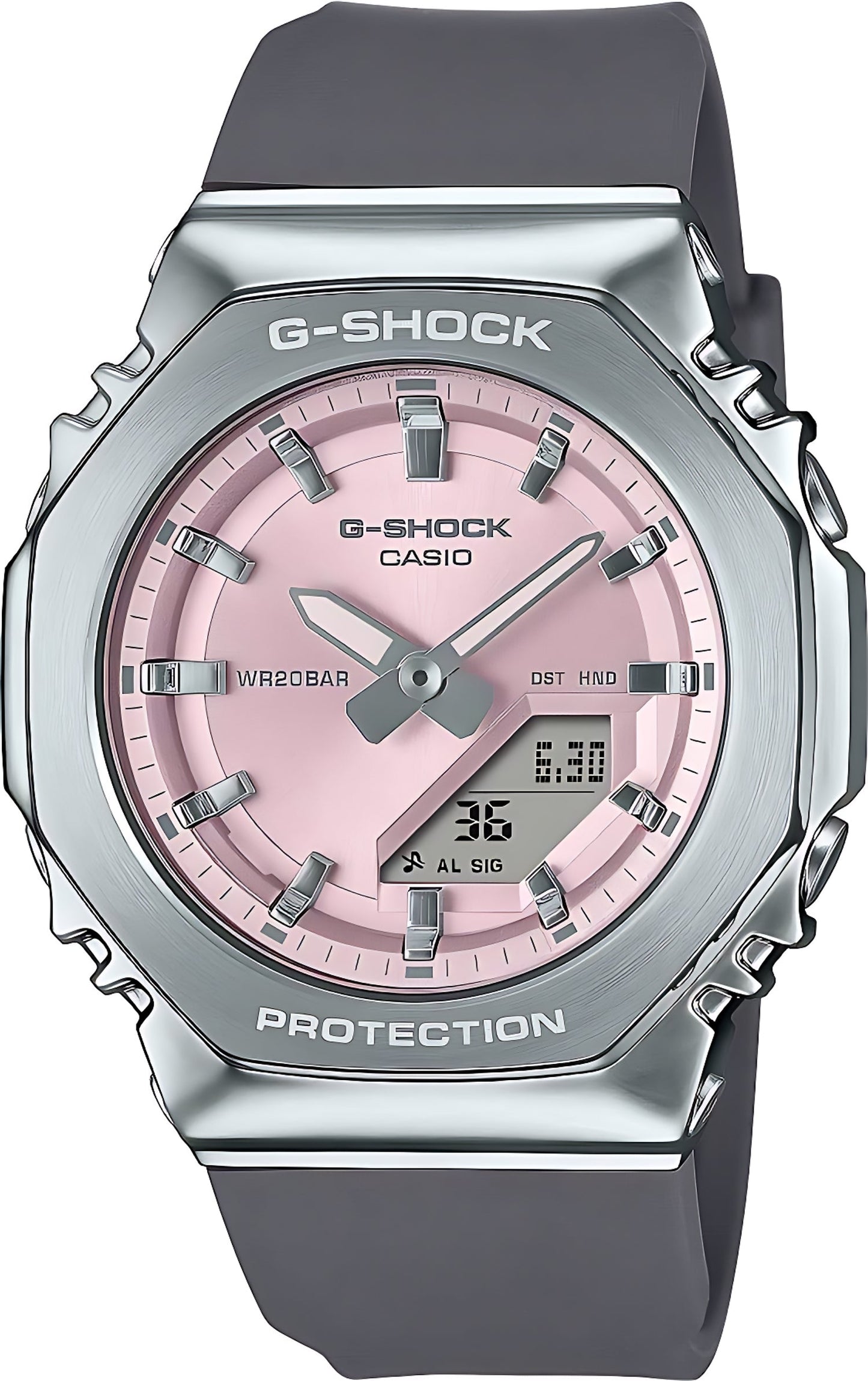 Casio G-SHOCK GM-S2110-4AER Damen Uhr • Quarzwerk • Edelstahl-Lünette
