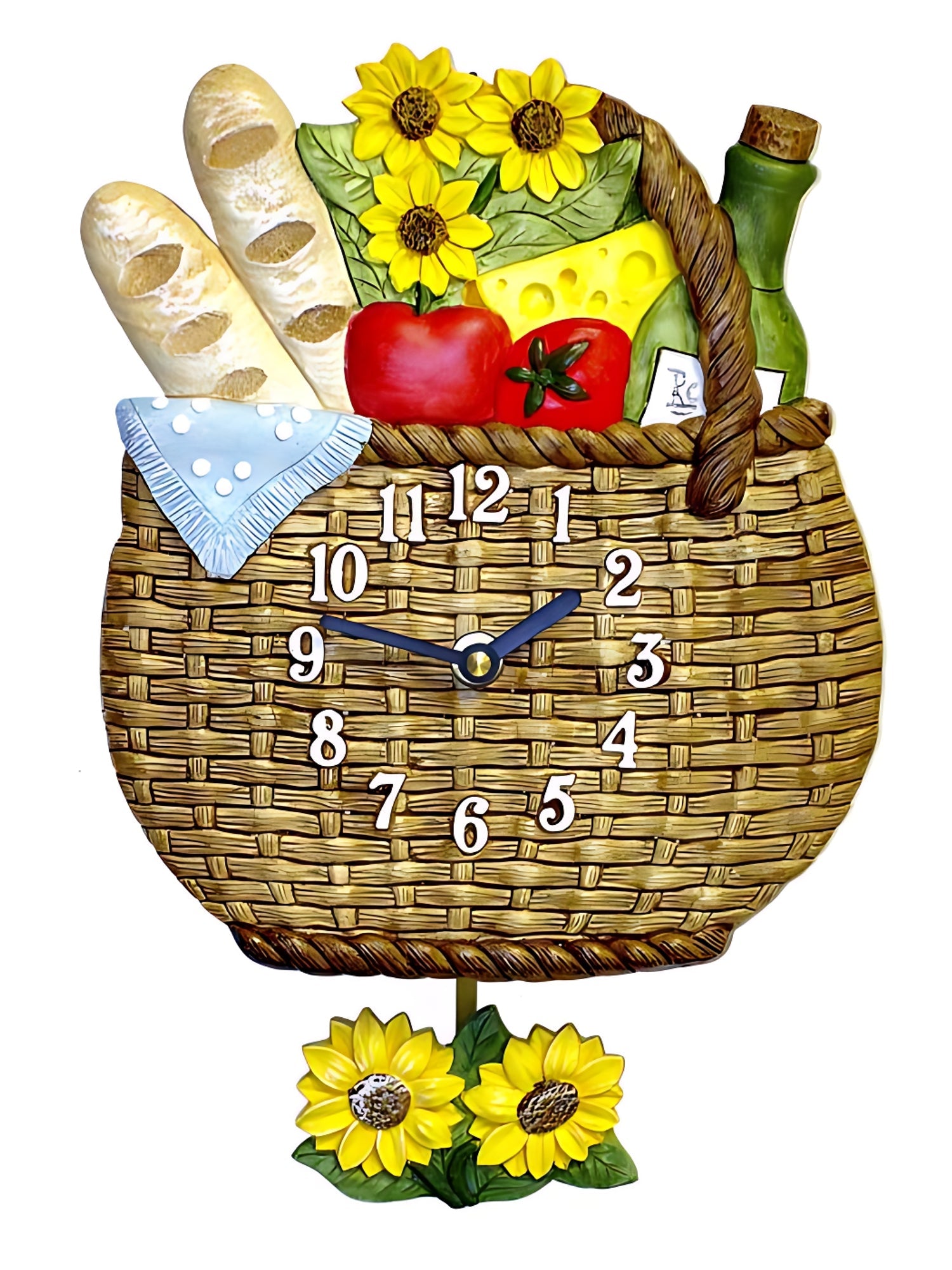 Terrastudio Wall Clock 32x23 cm Ceramic • Handmade • Made in Germany