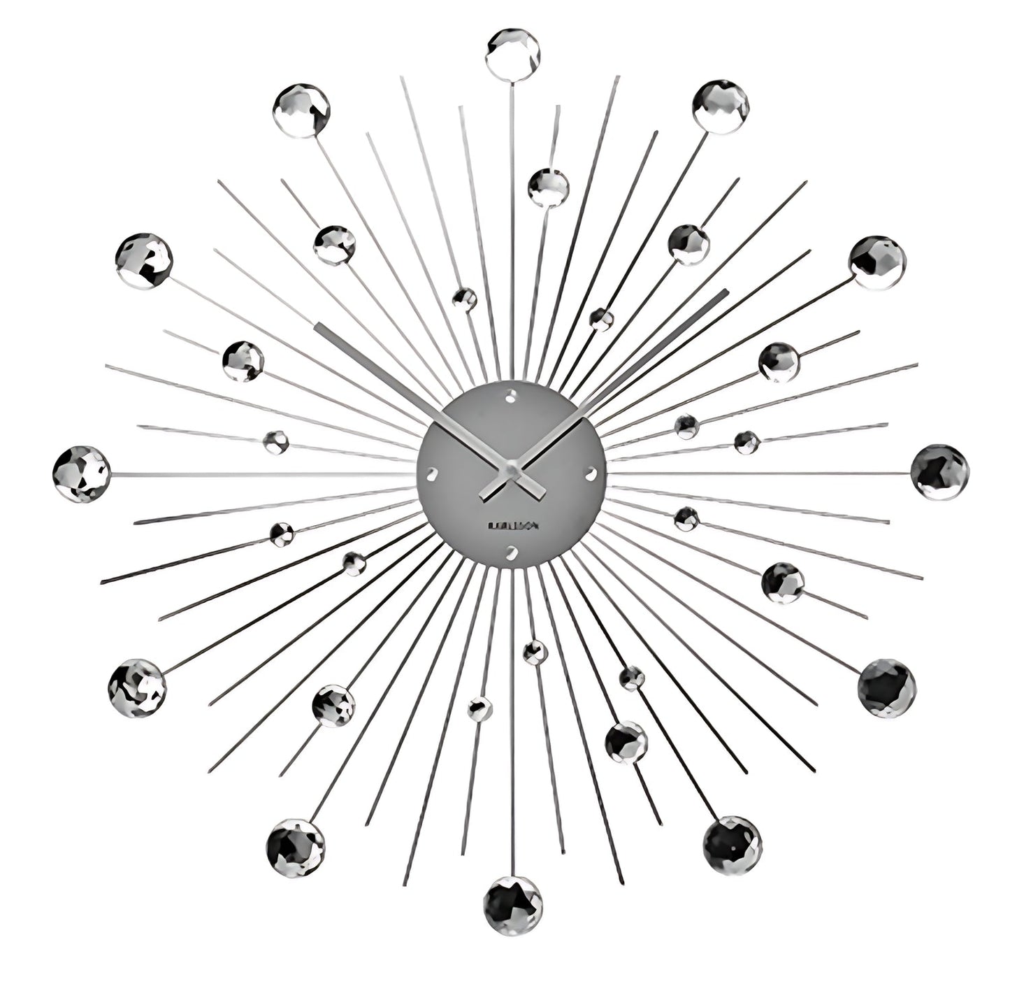 Horloge murale Karlsson 50 cm Ø Plastique • Design moderne • Mouvement à quartz silencieux