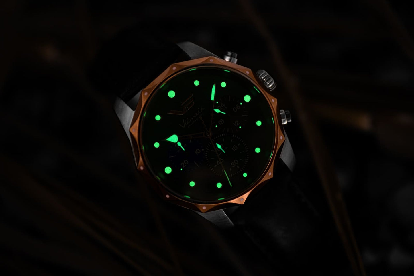 Vostok Europe Vilnelė JS20-125E752 Ladies' Watch • Sapphire Crystal • Chronograph Set