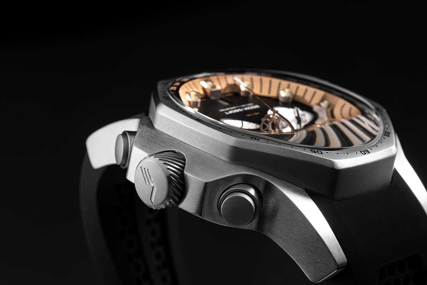 Vostok Europe Atomic Age VK64-640A698 Men's Watch • Tritium Tubes • K1 Safety Glass