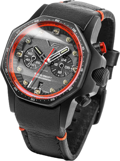 Vostok Europe Atomic Age VK64-640C699 Men's Watch • Tritium Illumination • 20 ATM