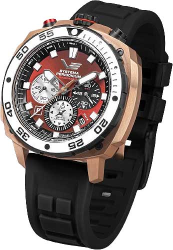 Vostok Europe Systema Periodicum VK67-650E724 Herrenuhr • K1 Sicherheitsglas • 20 ATM