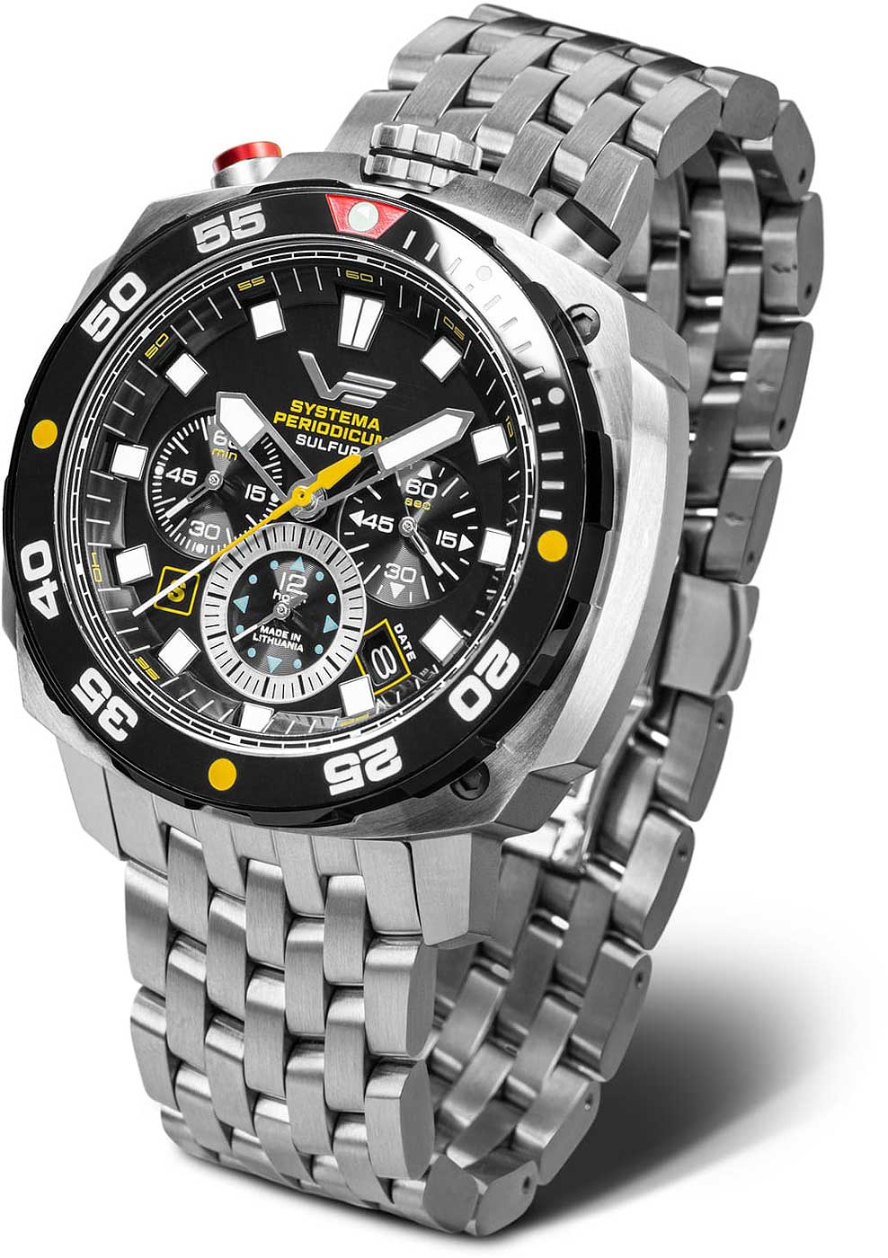 Vostok Europe Systema Periodicum VK67-650E725B Men's Watch • K1 Safety Glass • Solid Construction