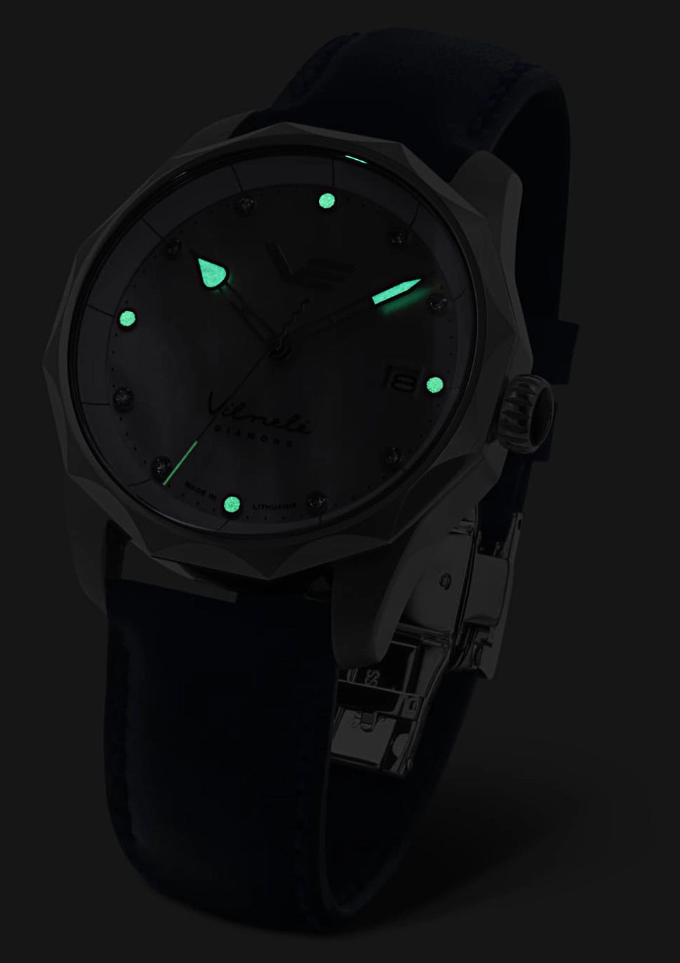 Vostok Europe Vilnelė VS42-125A755 Ladies' Watch • Solar-powered • 8 Real Diamonds