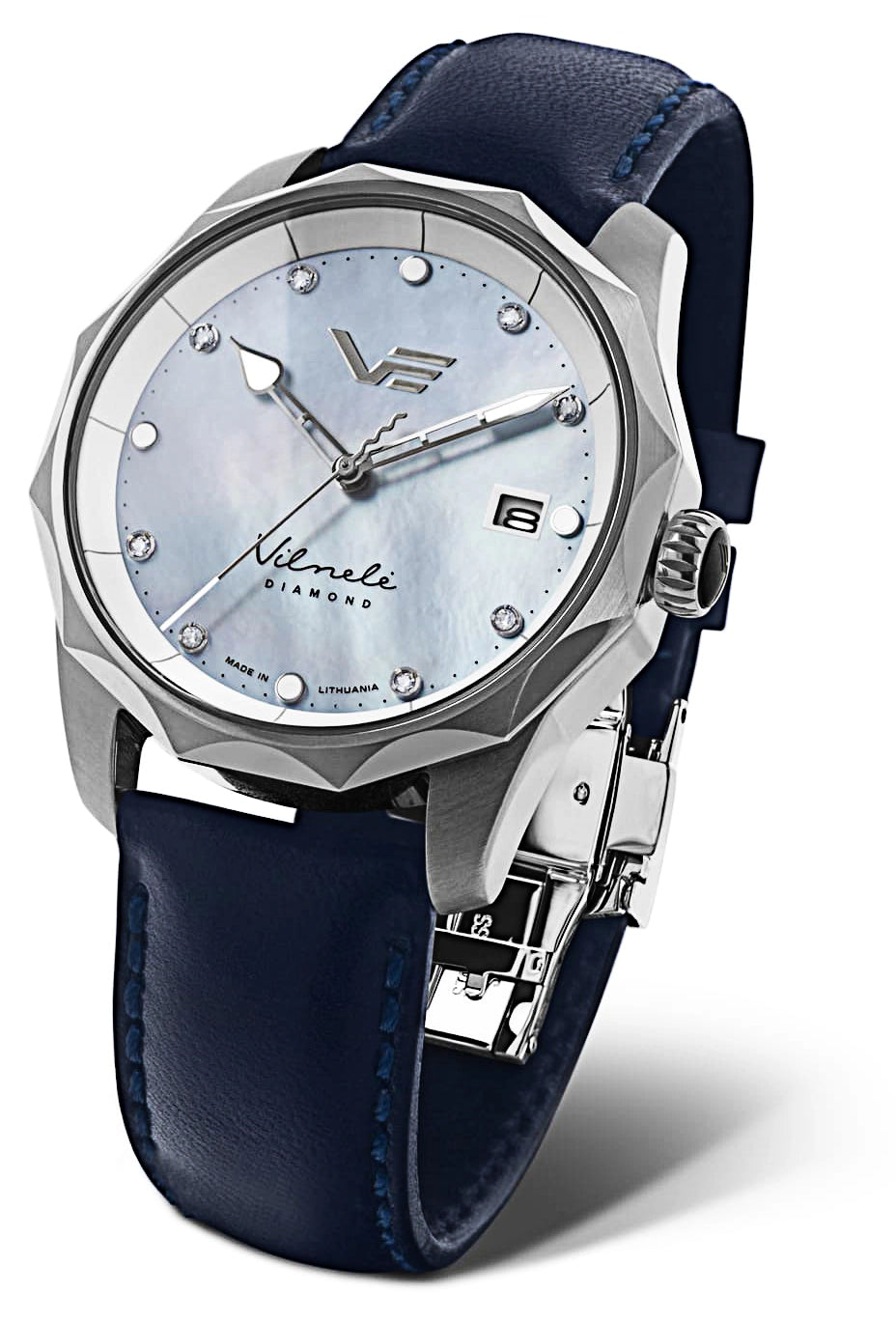 Vostok Europe Vilnelė VS42-125A755 Ladies' Watch • Solar-powered • 8 Real Diamonds