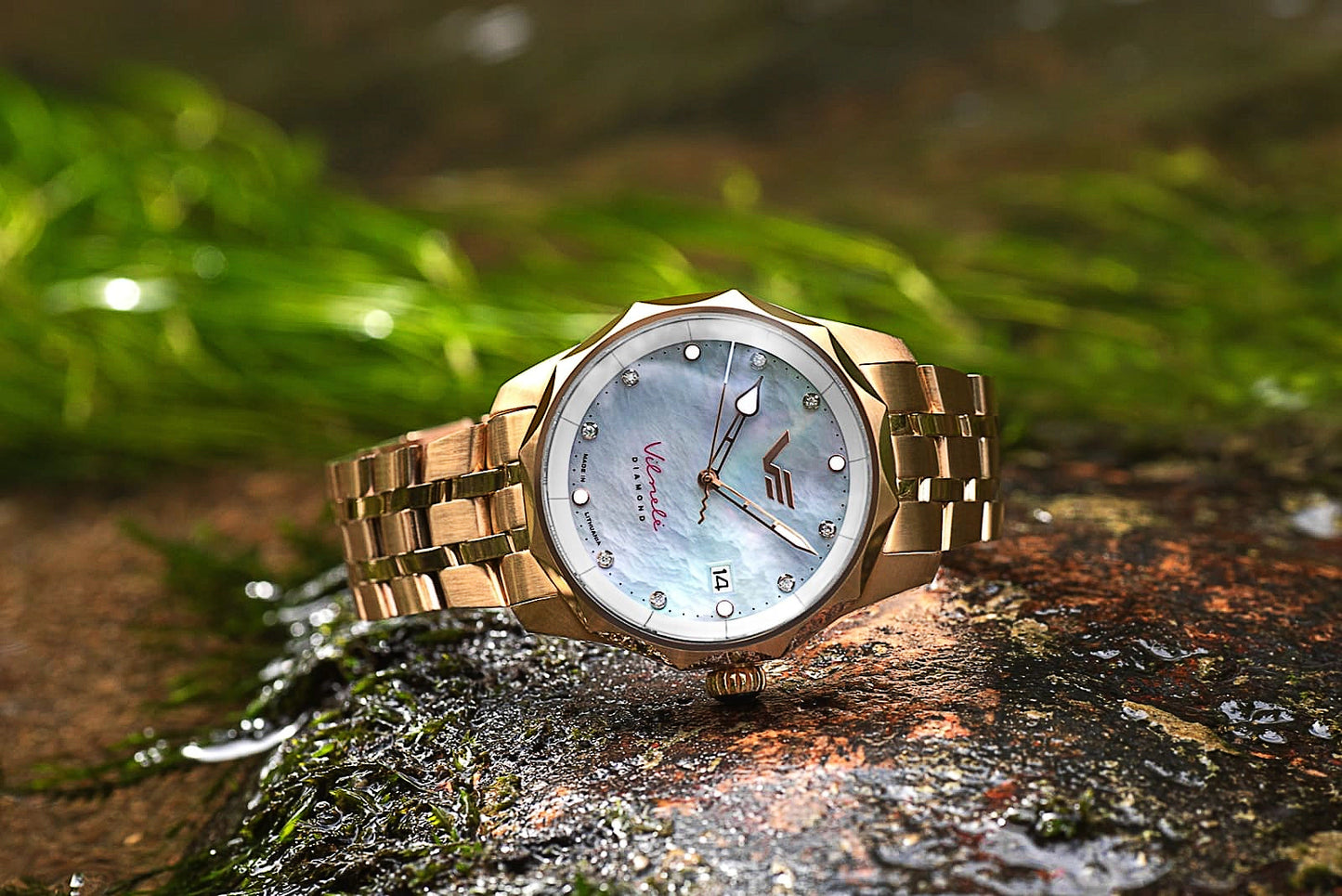 Vostok Europe Vilnelė VS42-125B754B Damenuhr • Solar-Antrieb • Saphirglas