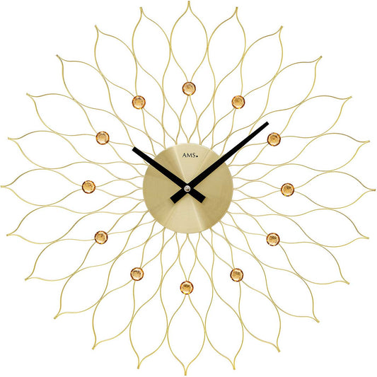 Horloge murale AMS en métal • Affichage précis de l'heure • Design moderne