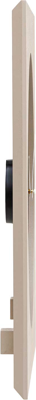 AMS Wall Clock 50x50x5 cm Wood • Stylish Quartz Wall Clock • Silent Movement