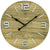 AMS Wanduhr 40 cm Ø Holz • Lautloses Quarzwerk • Zeitloses Design