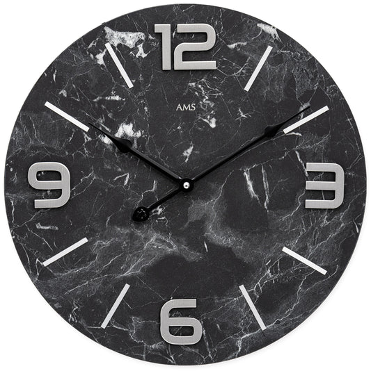 AMS Wanduhr • Präzises Uhrwerk • Zeitloses Design