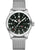 Zegarek męski Luminox P-38 z czarną tarczą, funkcją GMT i metalową bransoletą