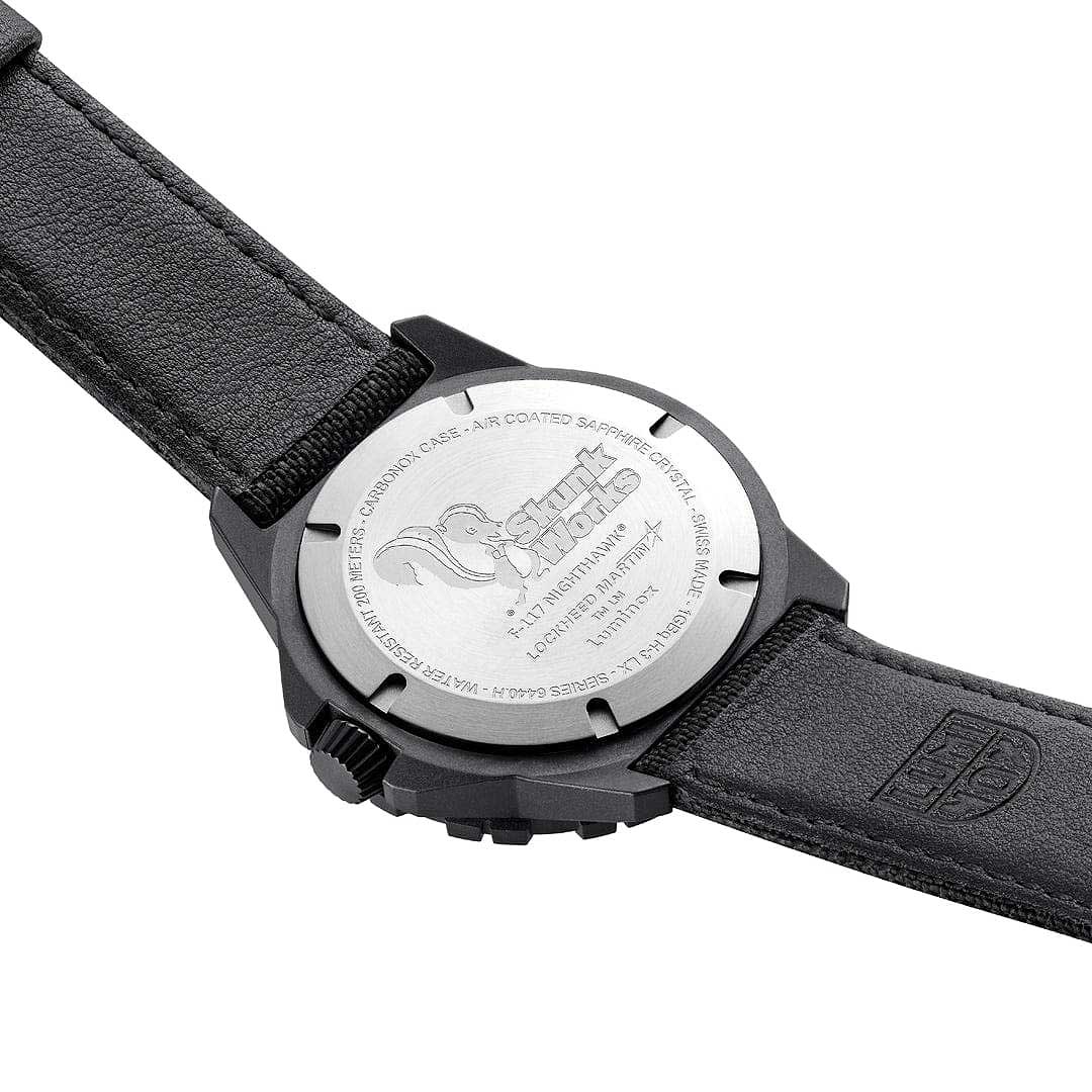 Luminox F-117 Nighthawk X Skunk Works XA.6442.H Men's Watch • LLT Illumination Technology • Sapphire Crystal
