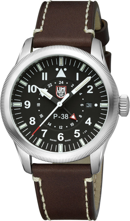 Luminox P-38 Lightning XA.9521 Men's Watch • Sapphire Crystal • GMT Function