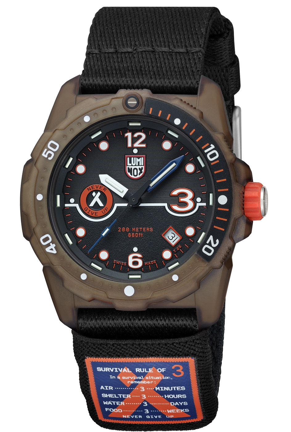 Luminox Bear Grylls XB.3721.ECO Men's Watch • LLT • 200m Water Resistant