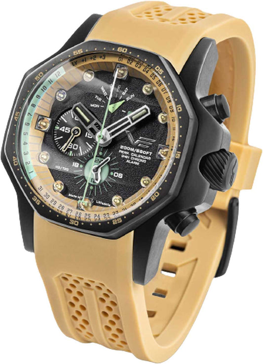 Montre pour homme Vostok Europe Atomic Age YM86-640C697 • Mouvement à quartz • Éclairage au tritium
