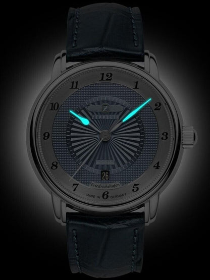 Zeppelin Friedrichshafen 8556-3 Herrenuhr • Made in Germany • Saphirglas