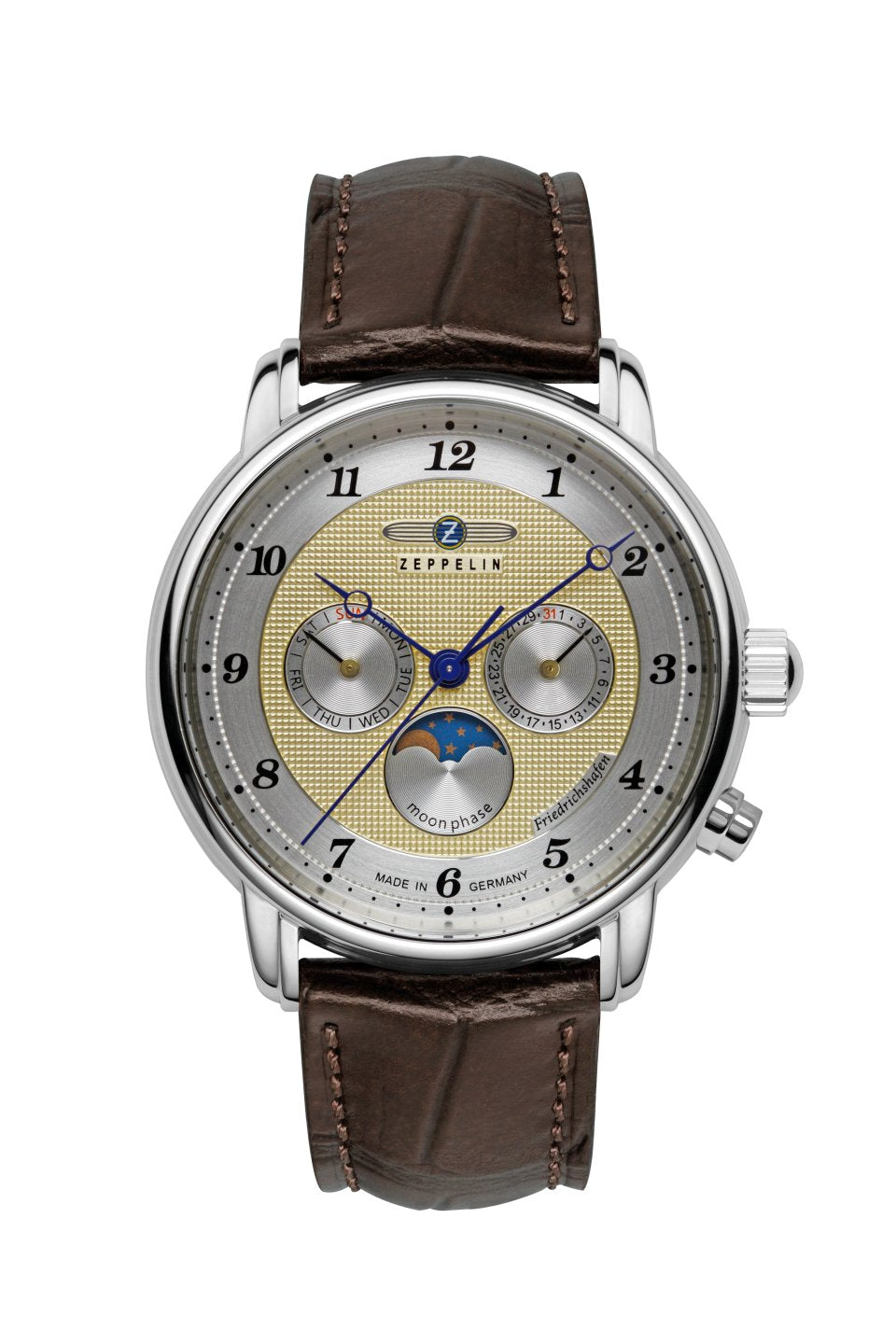 Zeppelin Friedrichshafen 8536-5 Herrenuhr • Made in Germany • Retro-Look